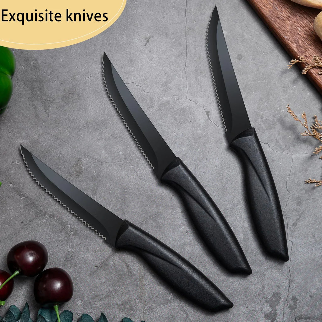 Stainless Steel Steak Knife Set 2/4/6/8 Piece – Kitchen Knives