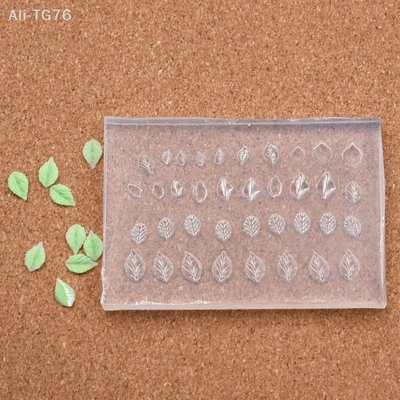 3D Silicone Nail Art Mold – DIY Mini Leaf Design Template