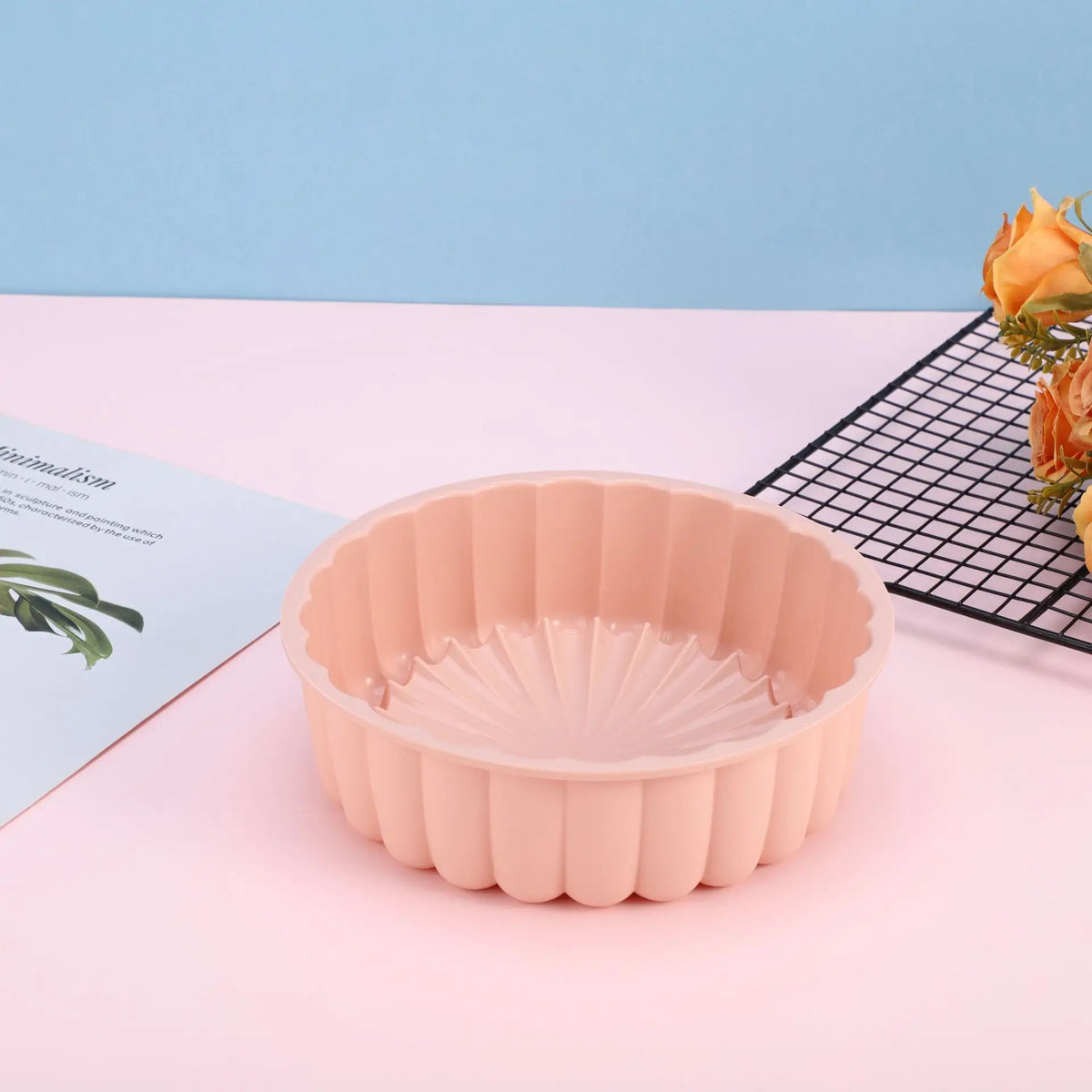 Silicone Round Cake Pan – Non-Stick Heat-Resistant Baking Mold
