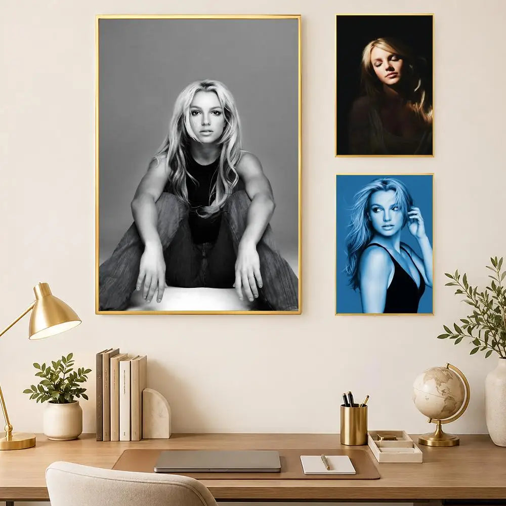 Britney Spears Album Wall Poster – Self-Stick HD Waterproof Art