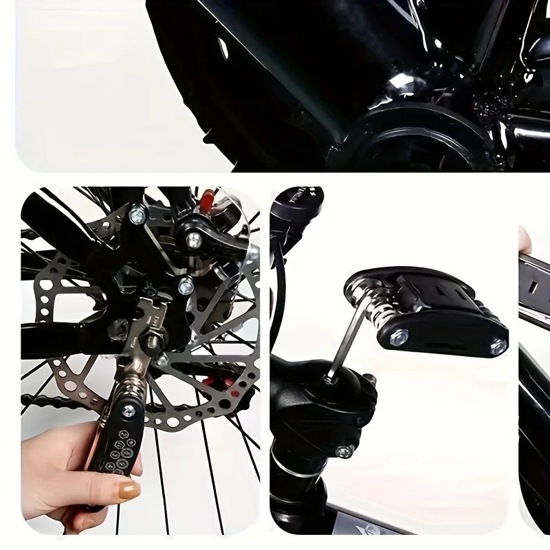 16-in-1 Bicycle Socket Wrench & Allen Key Multifunction Set