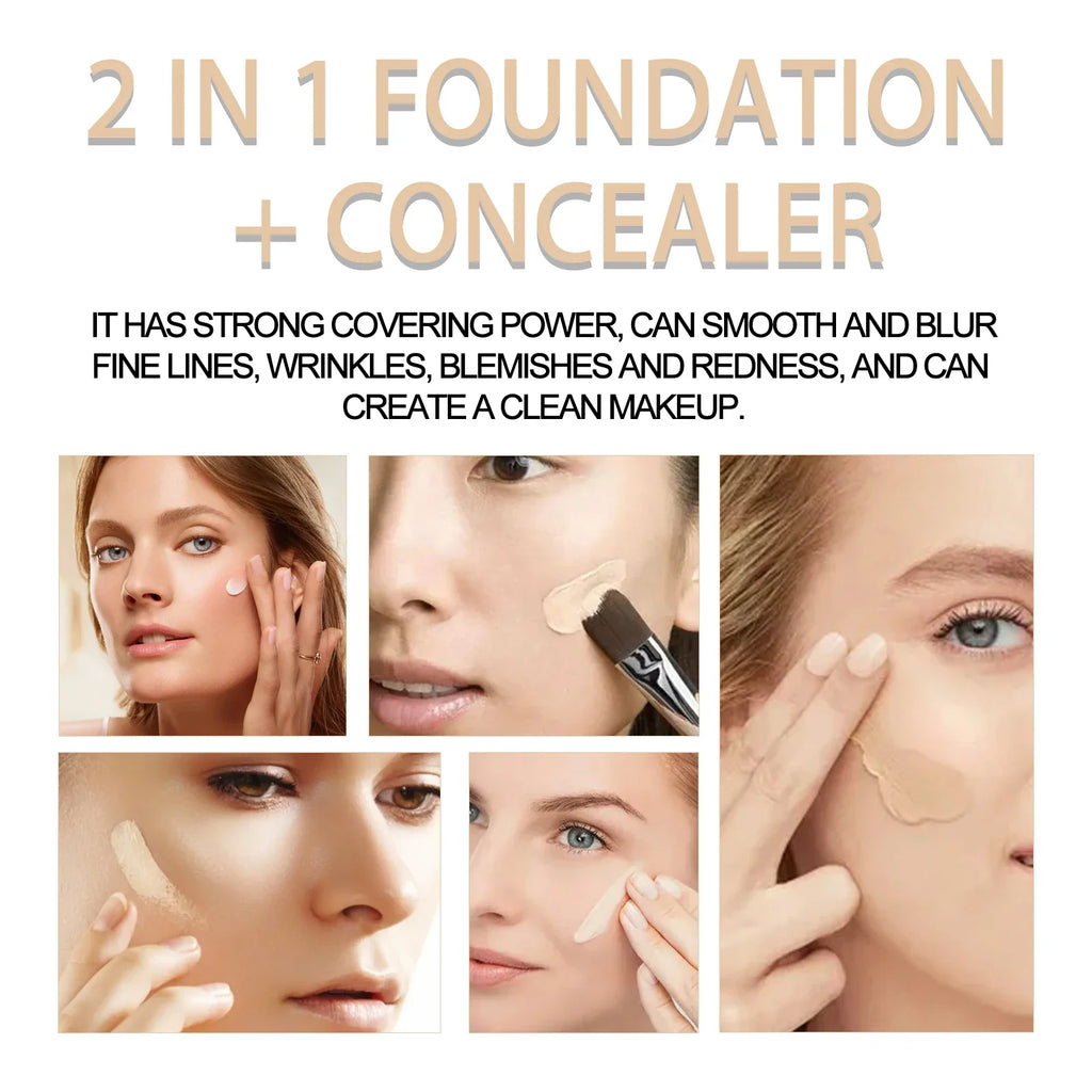 Jaysuing 2-in-1 Double Head Concealer – Cover Blemishes 7ml
