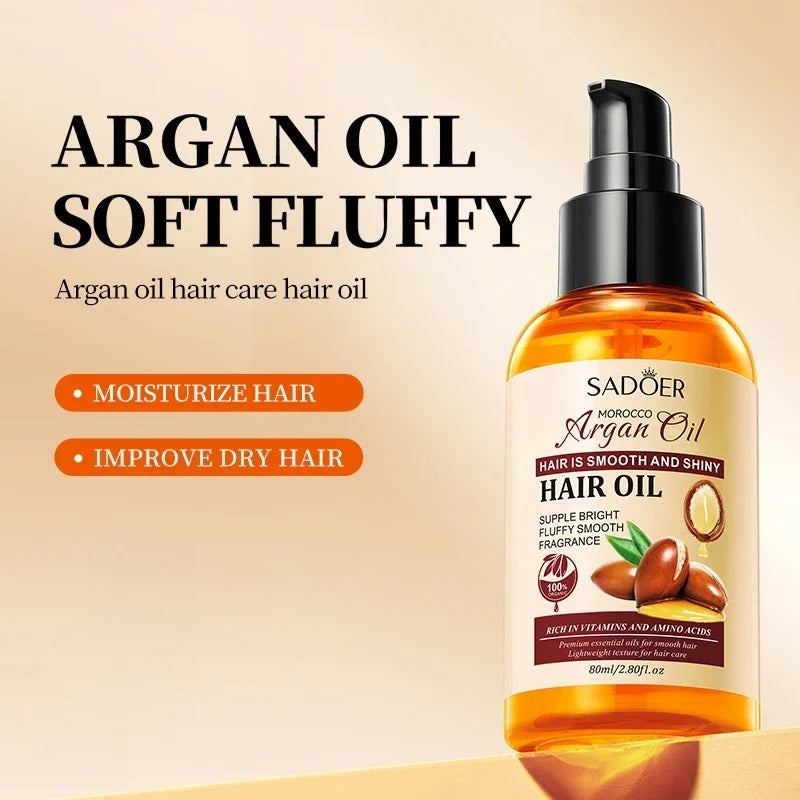 Moroccan Argan Oil Hair Conditioner 80ml – Smooth & Frizz-Free