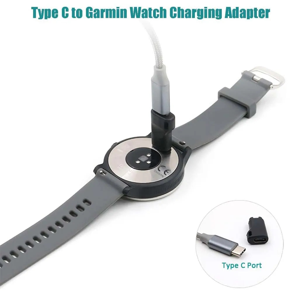 Garmin Forerunner 265 965 & Fenix 7 Mini Charger + Adapter Kit