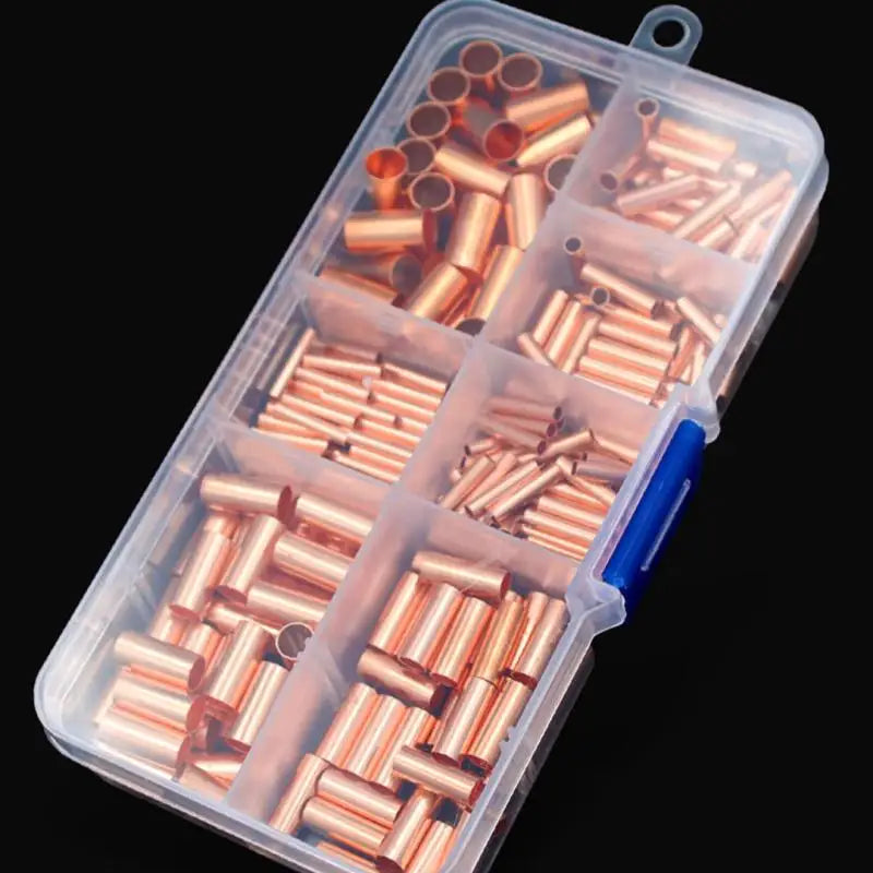 Copper Crimp Connector Kit – 7-Size Wire Ferrule Assortment