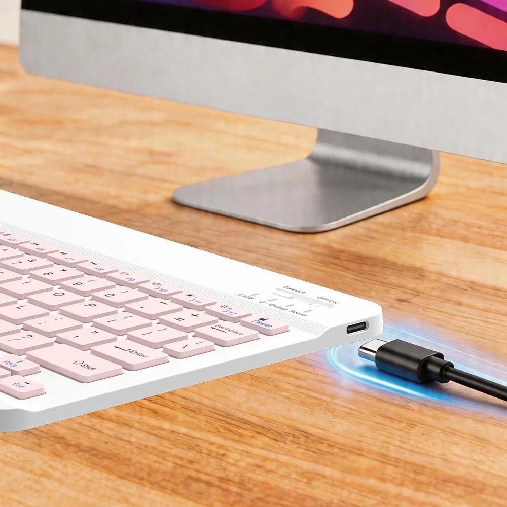 Compact Bluetooth Wireless Keyboard – iOS, Android & Windows