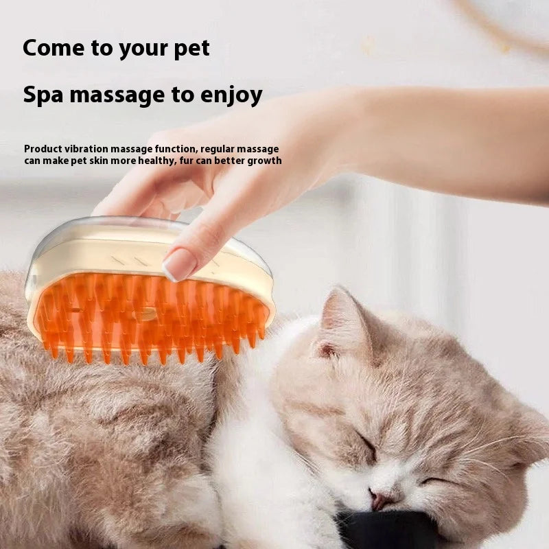 Multifunctional Pet Spray Massage Brush Cats Dogs Anti Flyaway