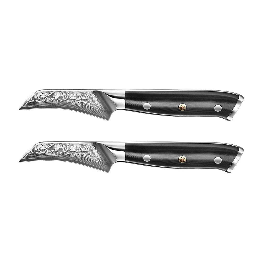 Sunnecko 3" Damascus Steel Paring Knife – VG10 HRC60+ Kitchen Knife