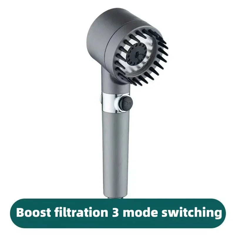 High Pressure Handheld Shower Head – 4 Modes, Water Saving