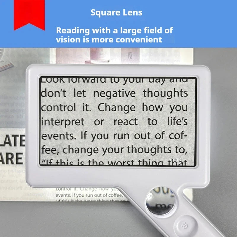 HD Digital Video Magnifier – 10 LED Electronic Reading Tool