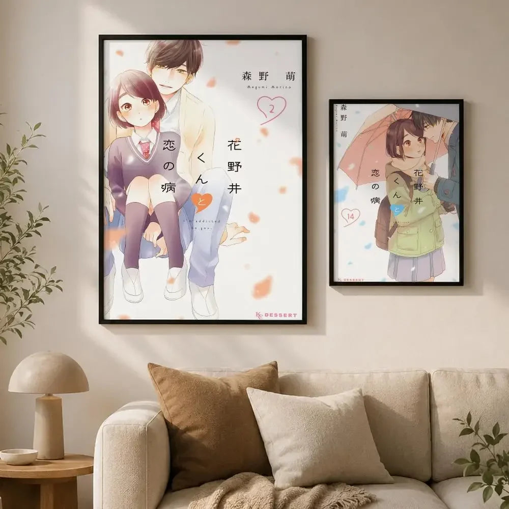 Hananoi-kun to Koi no Yamai Poster – Waterproof Self-Adhesive