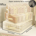 9-Piece Mesh Bedding Storage Bag Set – Quilt & Clothes Organizer
