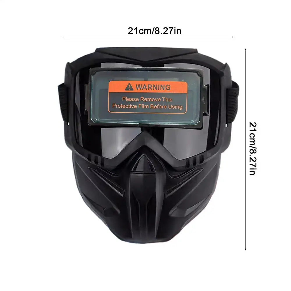 Auto Darkening Welding Helmet | Large View Antiglare Face Shield