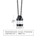 Fillable Glass Tube Urn Necklace – Keepsake Memorial Pendant