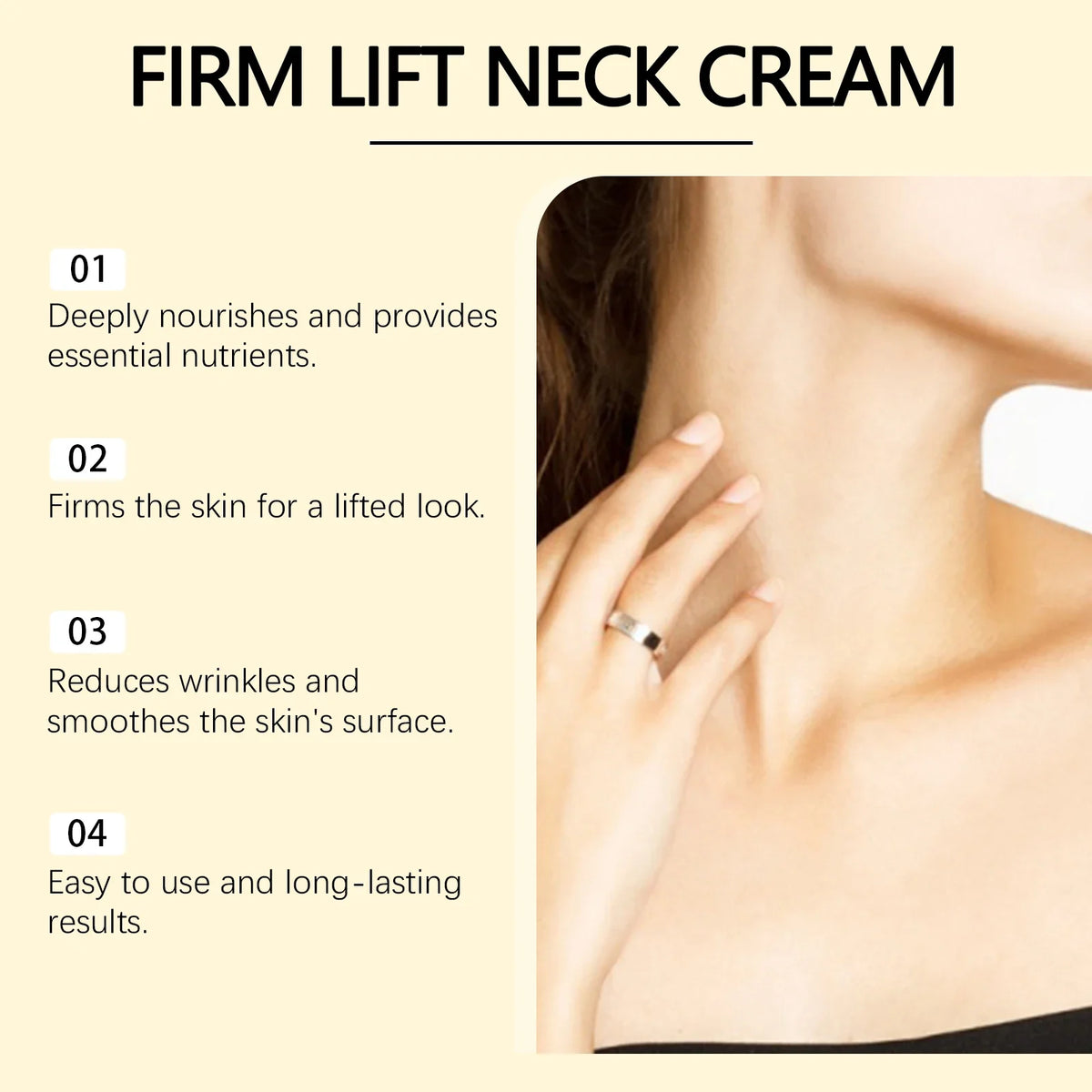 Hydrating Roll-On Neck Cream – Lightweight Moisturizer 120g