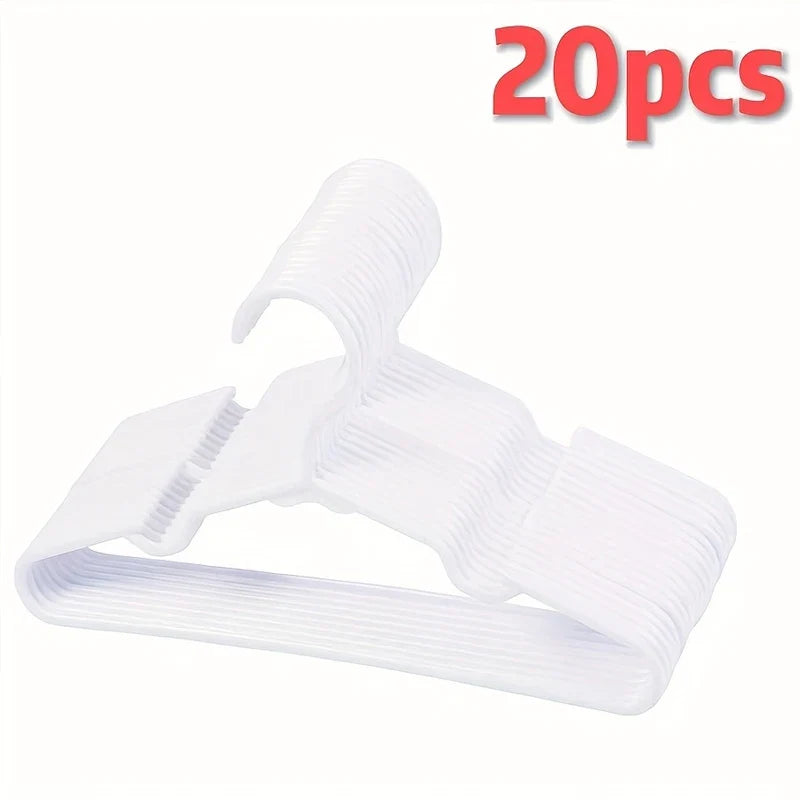 Non-Slip Plastic Clothes Hangers | Space Saving Heavy Duty