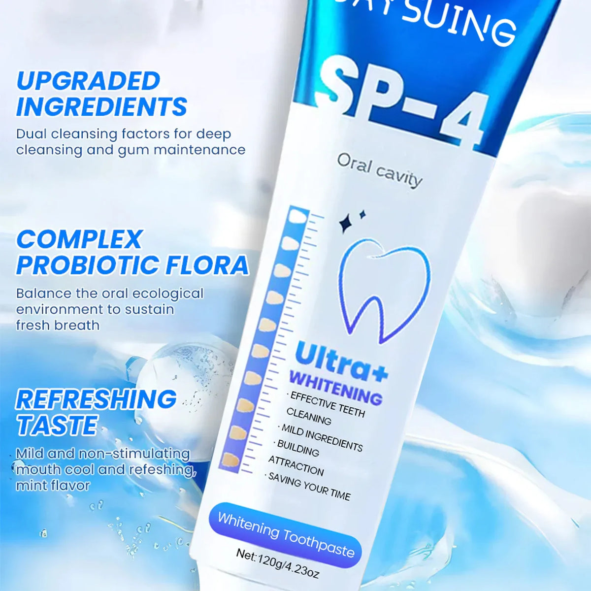 Jaysuing Xylitol Toothpaste – Whitening, Plaque & Fresh Breath 120g