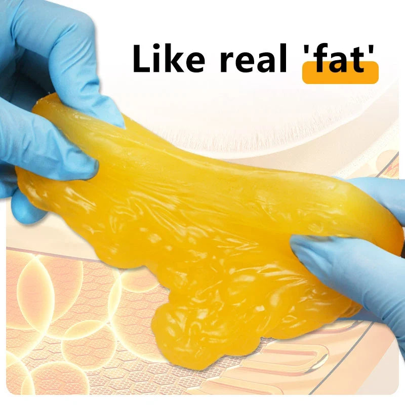 1 lb Human Fat Tissue Replica Model – Silicone Anatomy Demo