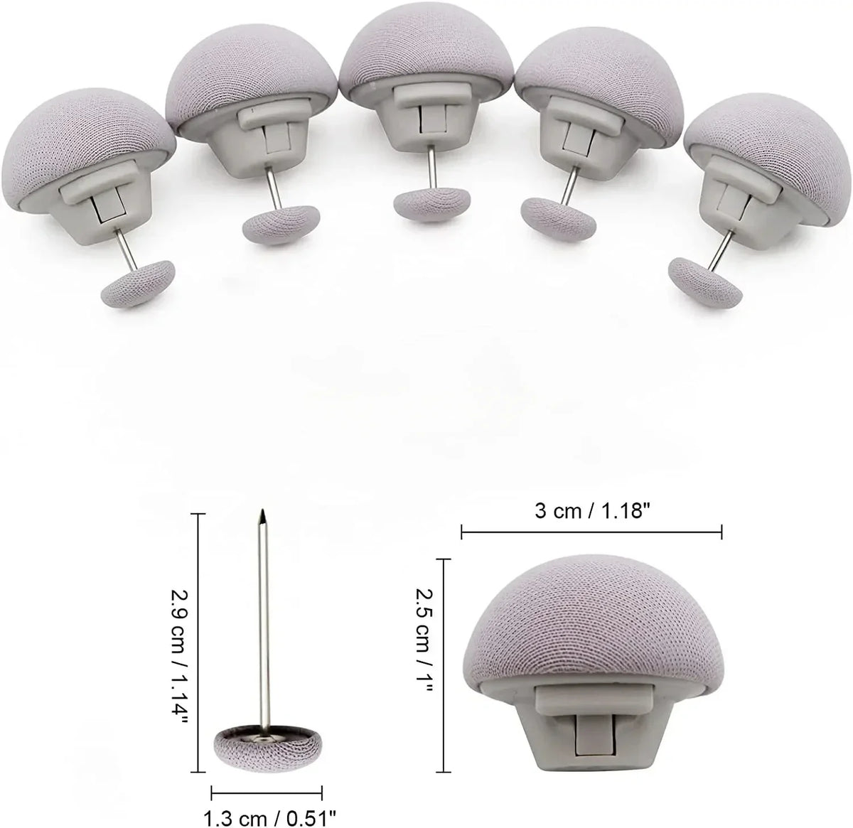 Mushroom Duvet Clips Anti-Slip Quilt Holder Buckles 4/8 Pcs