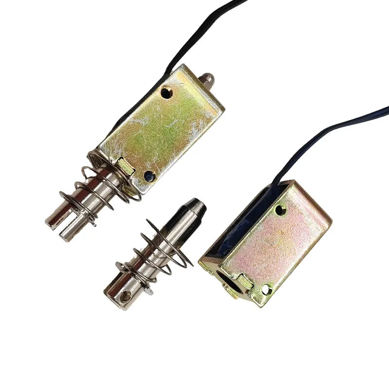 2-Pack JF-1039 DC 12V Push-Pull Solenoid 25N 10mm | Actuator