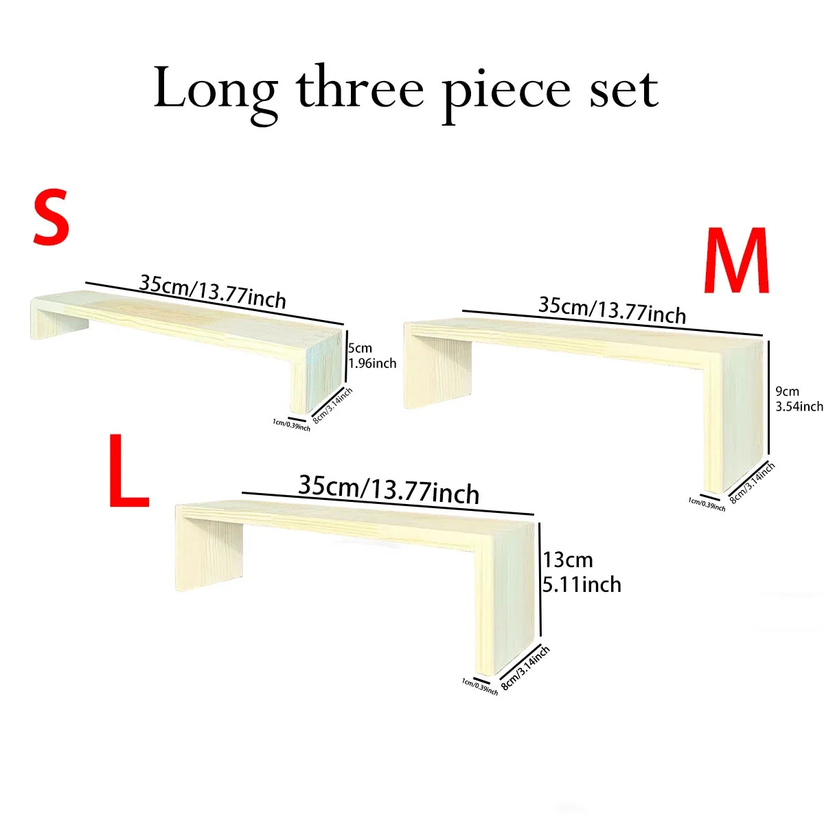 Ladder Wooden Jewelry Display Rack Long Short Bracelet Storage