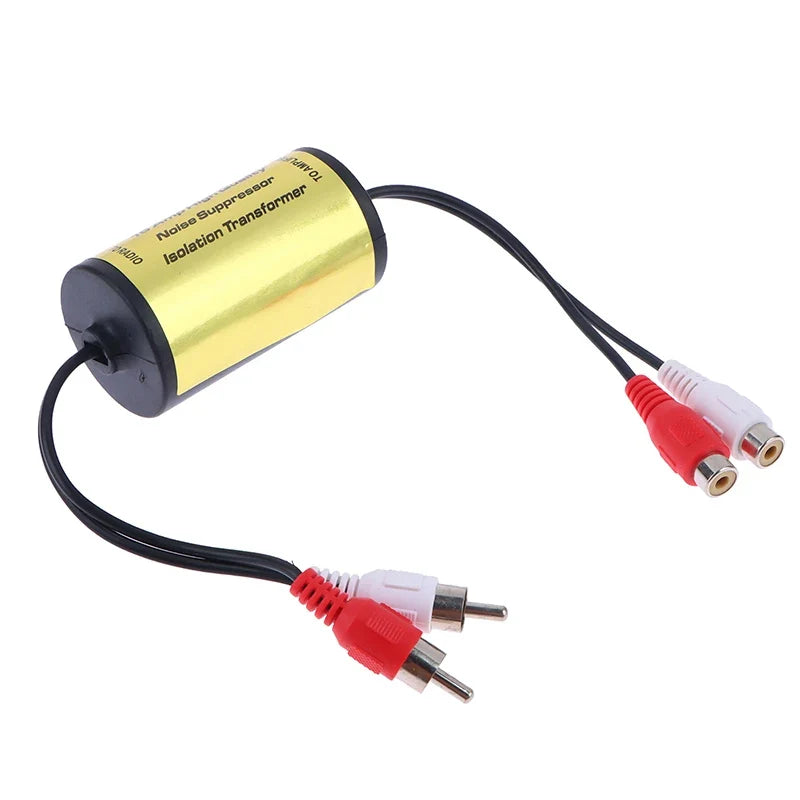 Audio Ground Loop Isolator Noise Filter – Car & Home Stereo