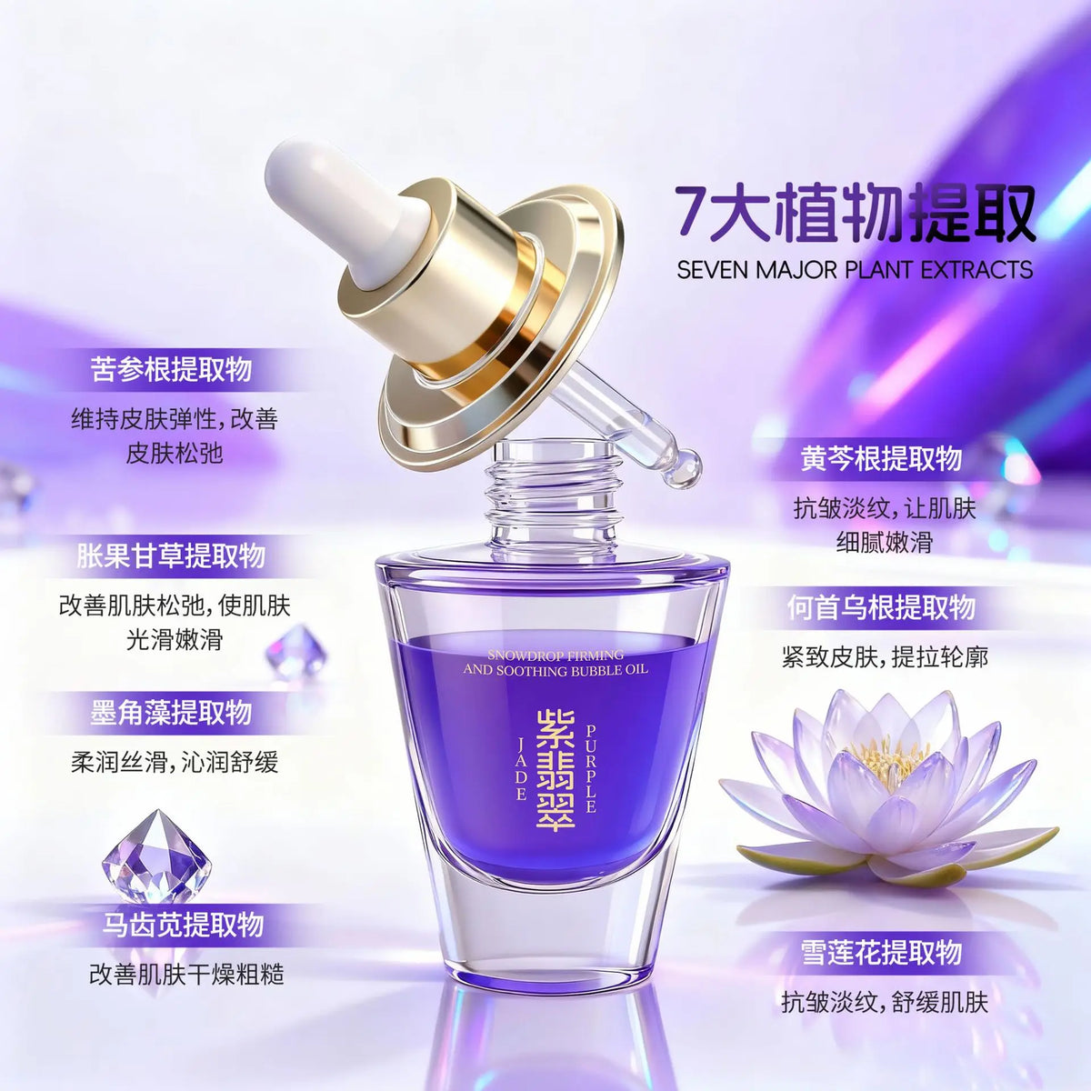 Snow Lotus Firming Essence Oil – 30ml Hydrating Face Serum