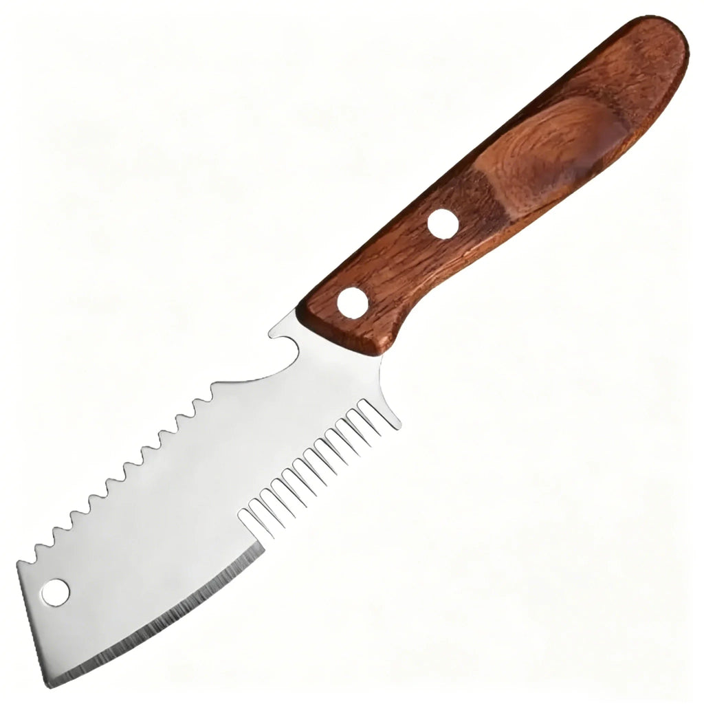 Stainless Steel Vegetable Peeler & Bottle Opener – Wood Handle