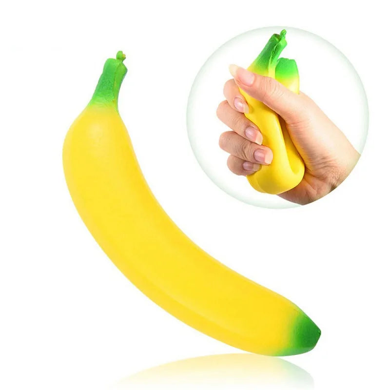 Giant Banana Squishy Toy – Slow Rising Sensory Fidget Toy