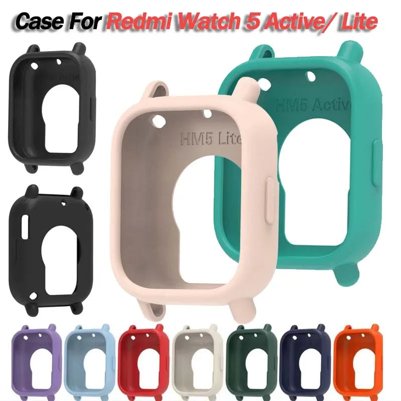 Silicone Case for Redmi Watch 5 Active & Lite – Scratch Protection