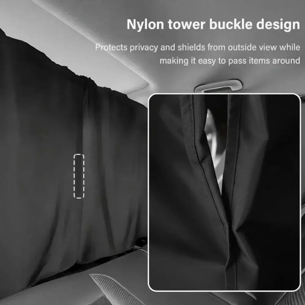 4-Pack Car Privacy Curtain Set | Sun Shade for Camping & Travel