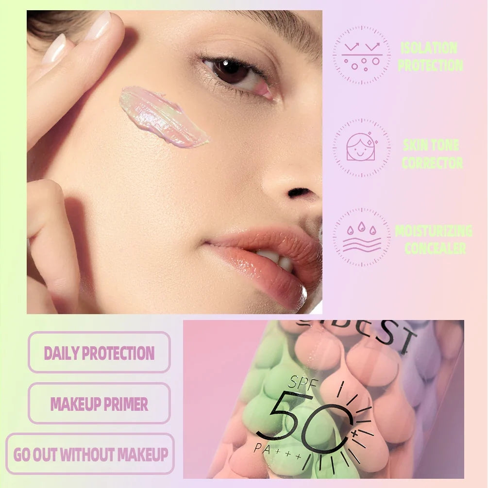 QiBest 2-Pack Liquid Concealer & Face Primer – Brightening