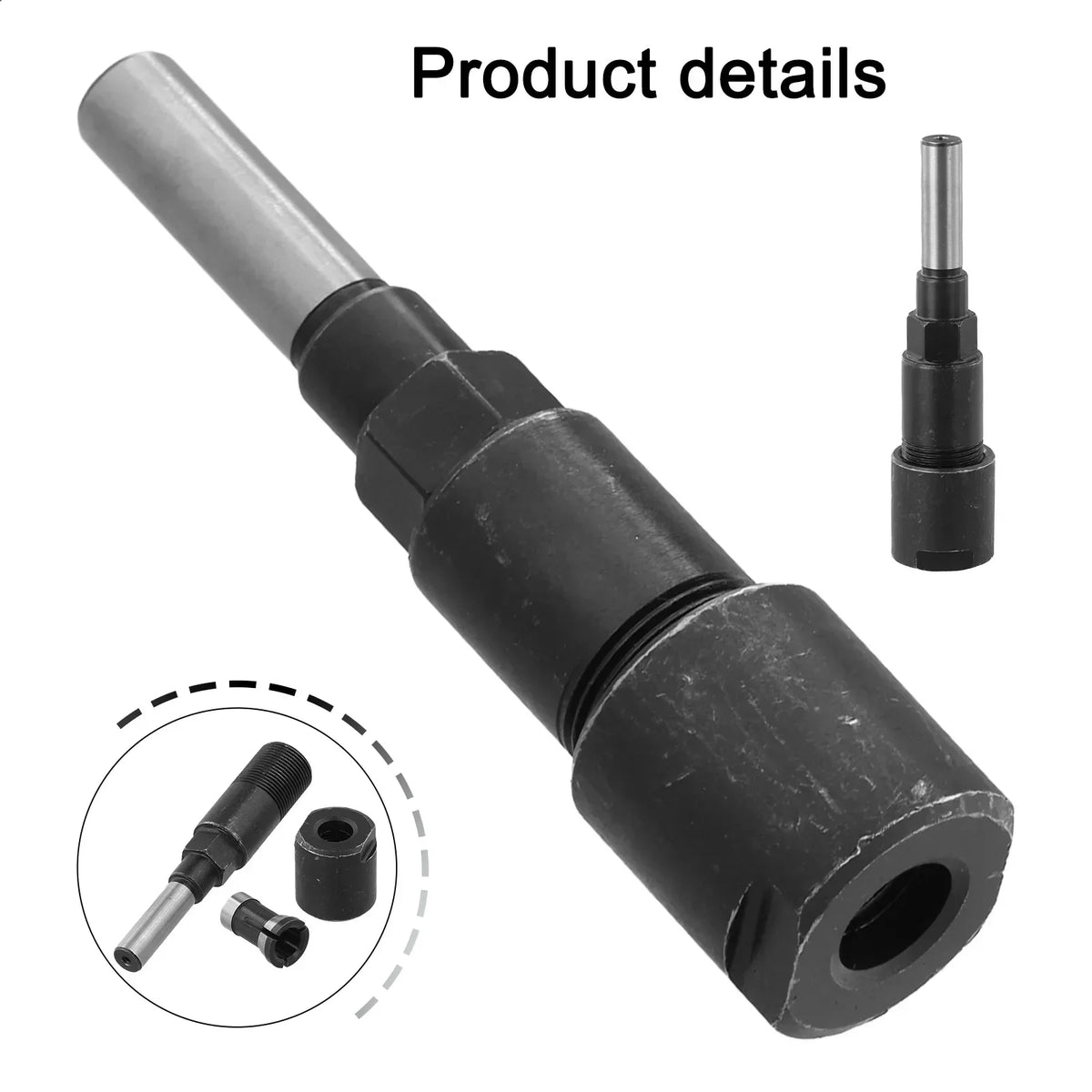 Router Bit Extension Rod – 1/4", 8mm & 1/2" Shank | CNC Tool