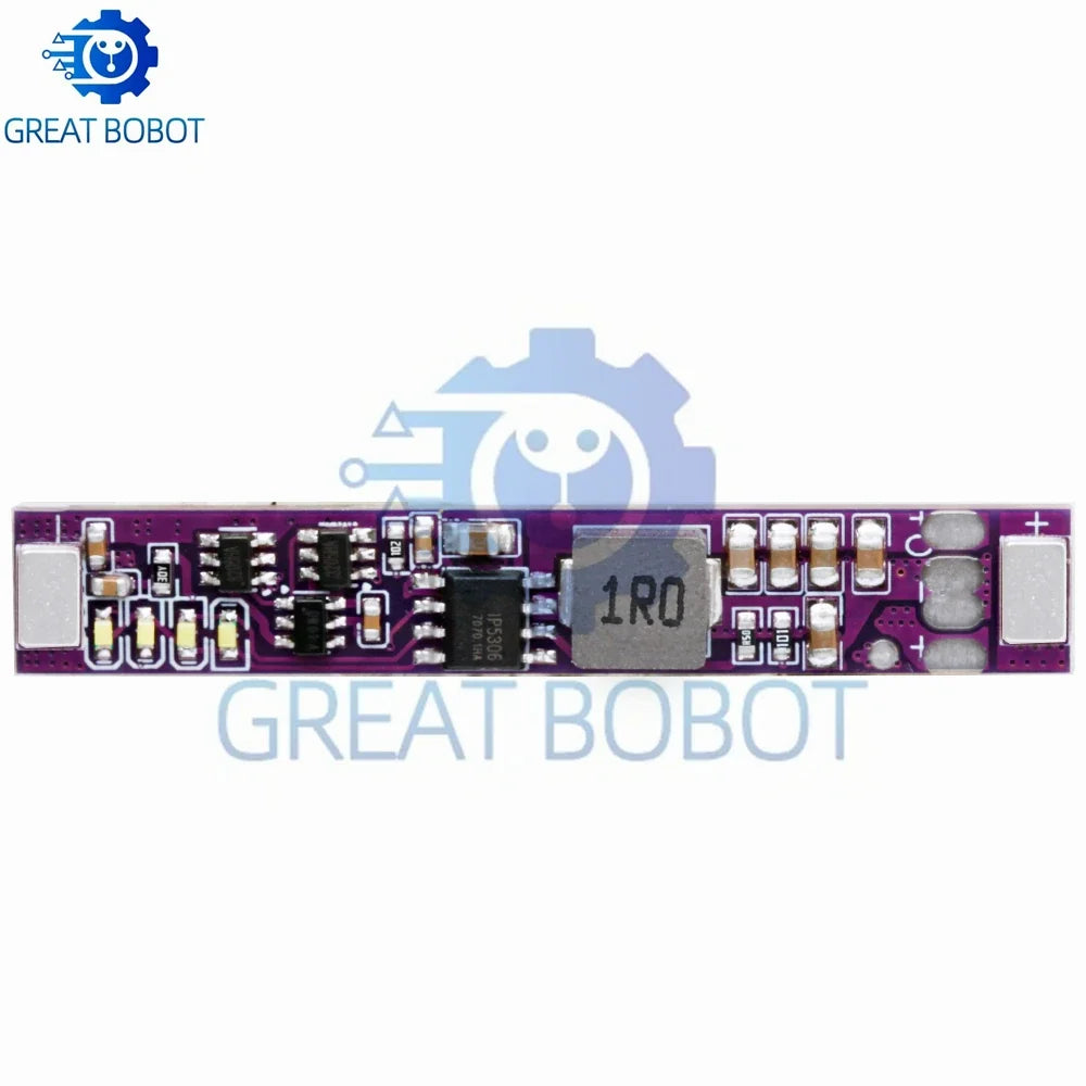 Mini 5V 2A 18650 Lithium Battery Charging Boost Module (1-2PCS)