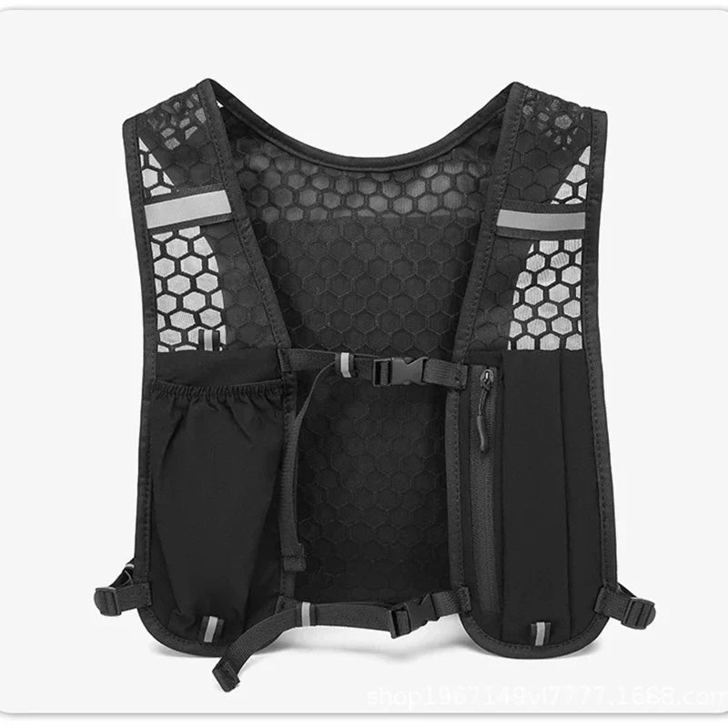 Lightweight Running Vest | Reflective Hydration Pack & Phone Holder