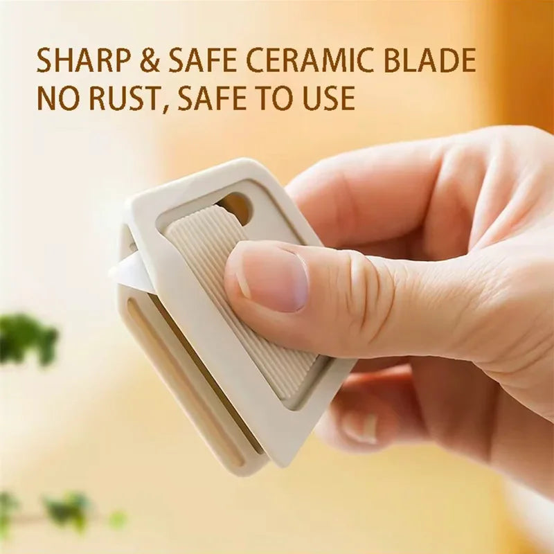 Magnetic Retractable Box Cutter – Ceramic Blade Utility Knife