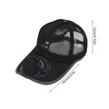 Summer Fan Sunhat Women Men Baseball Hat Strong Wind Cooling Sun