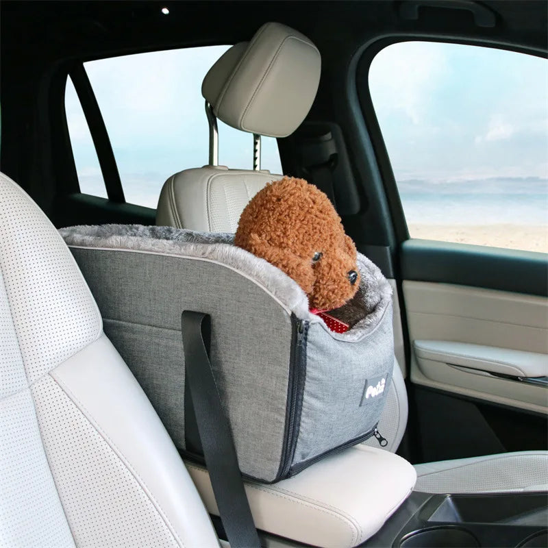 Pet Car Cat Dog Beds Center Console Bags Cushions Seats Handbags