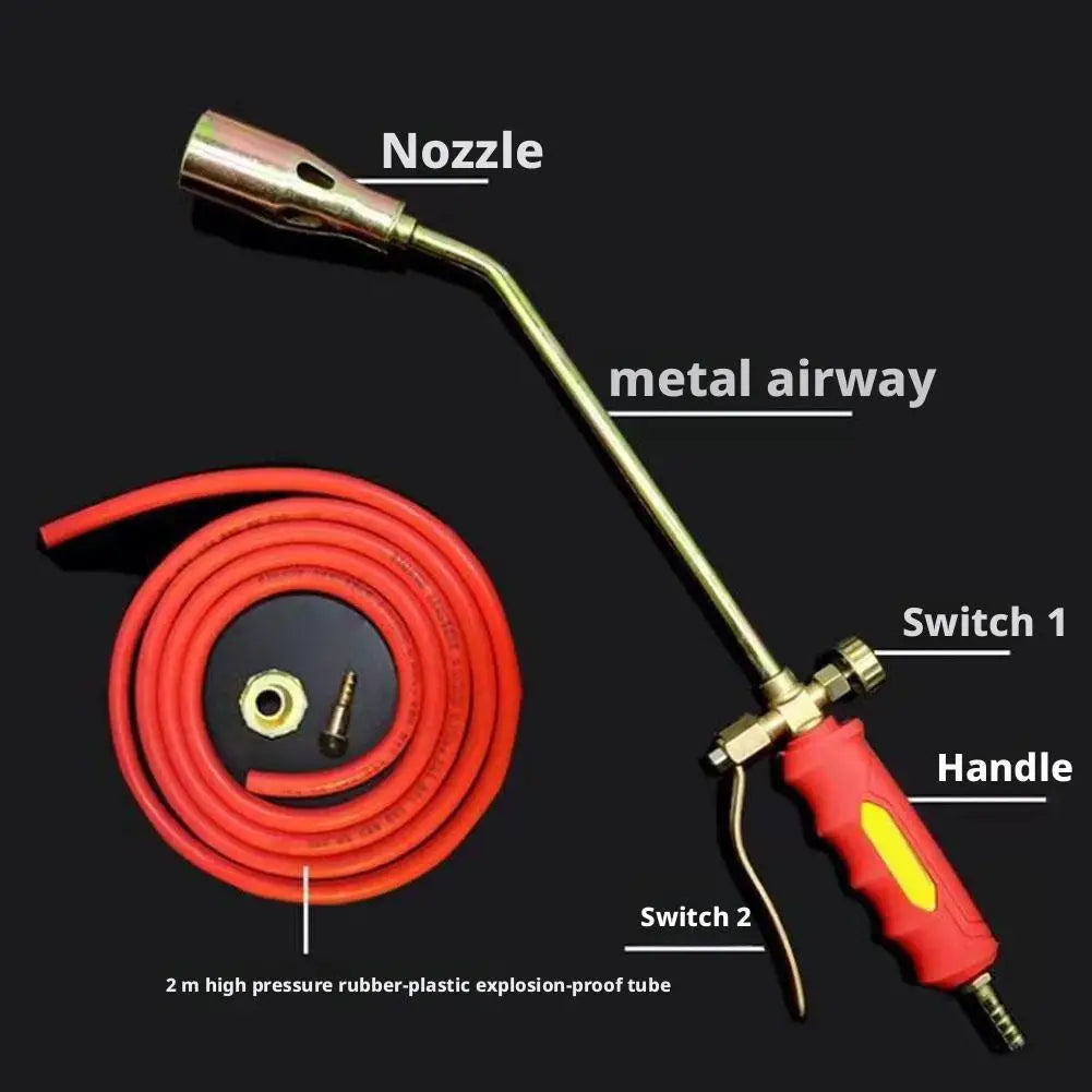 Weed Burner Kit – Butane Torch Flame Gun for BBQ & Welding