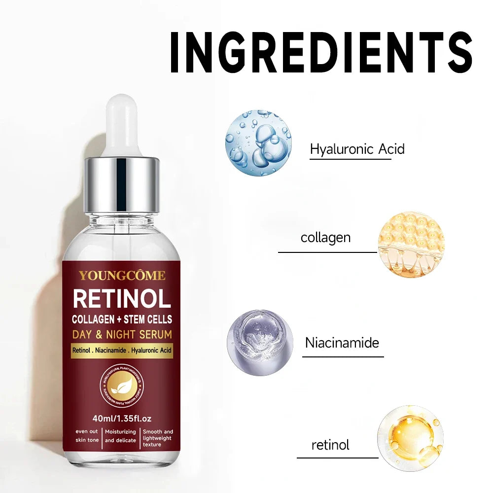 YOUNGCOME Retinol Collagen Serum – Firm, Hydrate & Smooth Skin