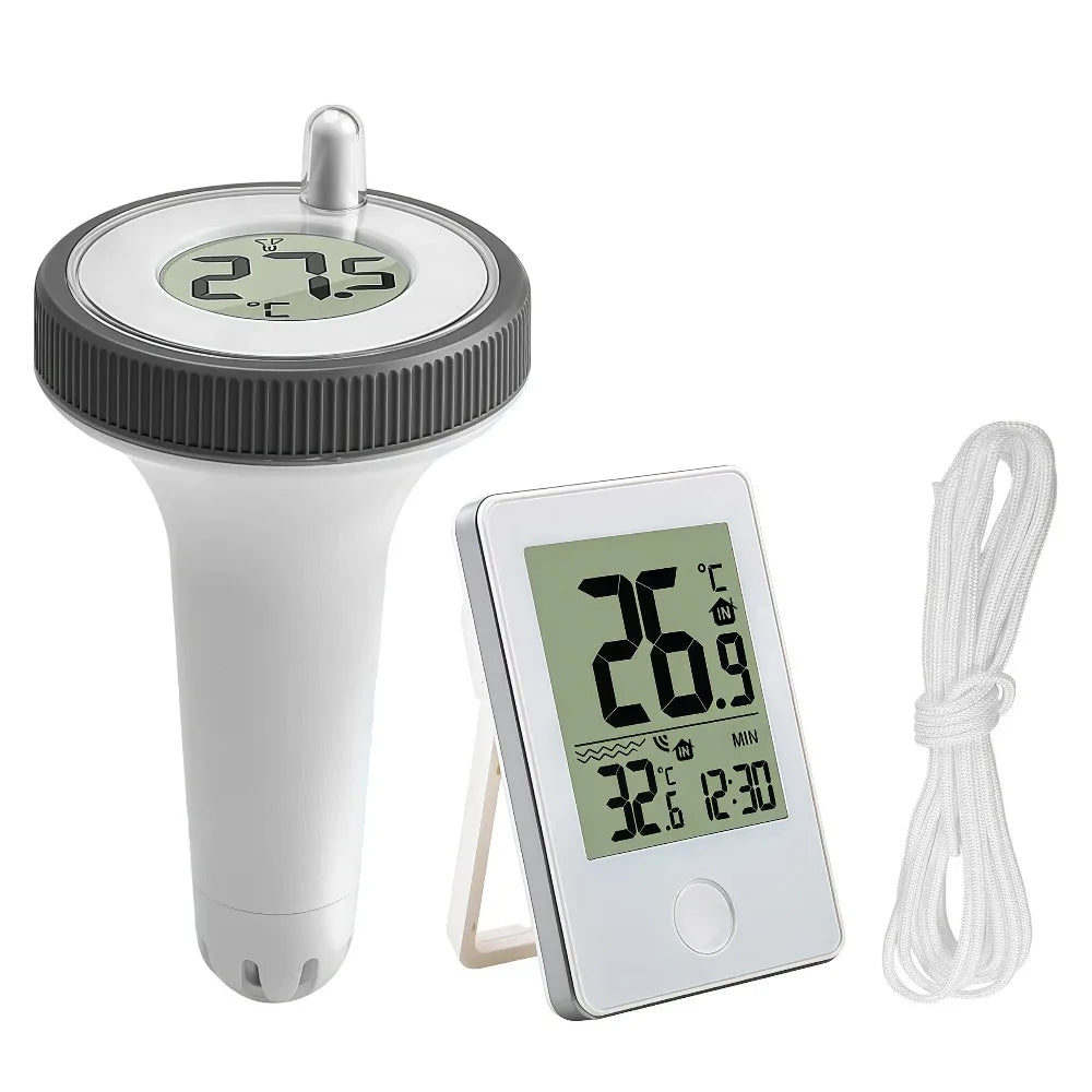 Wireless Floating Pool Thermometer – IP67 LCD Display