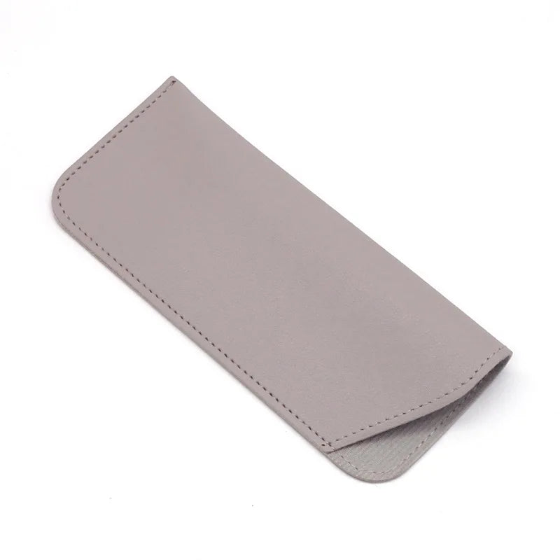 Soft PU Leather Glasses Case Pouch – Unisex Sunglasses Bag