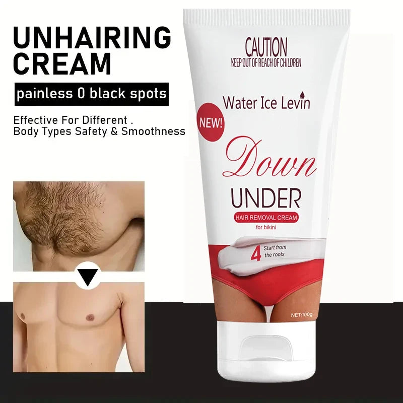 Gentle Hair Removal Cream for Sensitive Skin – Alcohol-Free, 100g