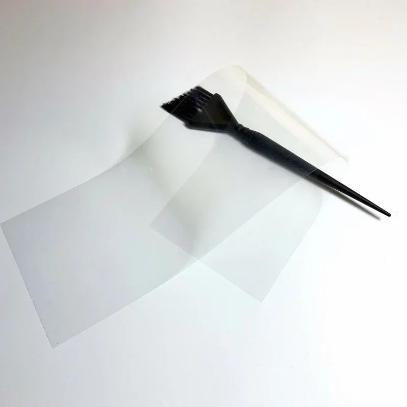 Transparent Hair Color Isolation Paper for Highlights & Dyeing