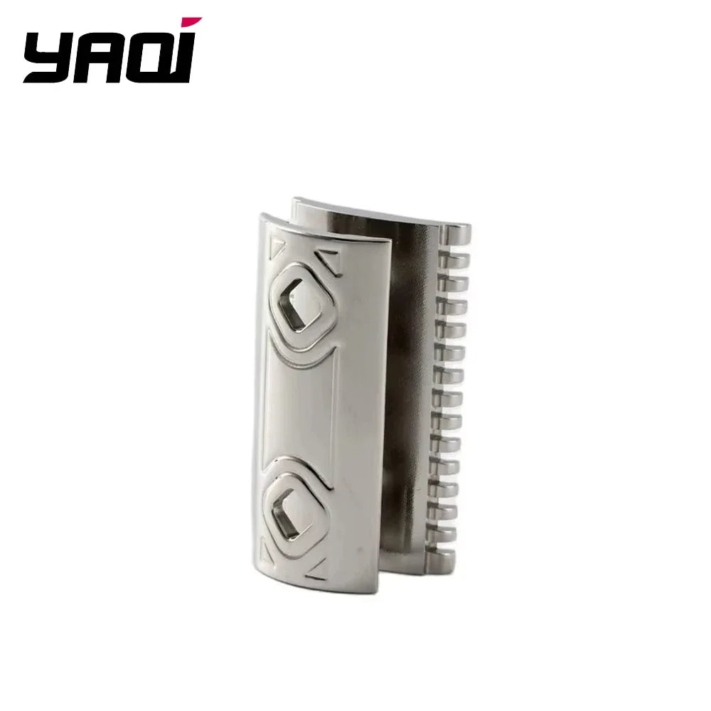 2026 Arrival YAQI Harlequin 316 Stainless Steel Polished Safety Razor
