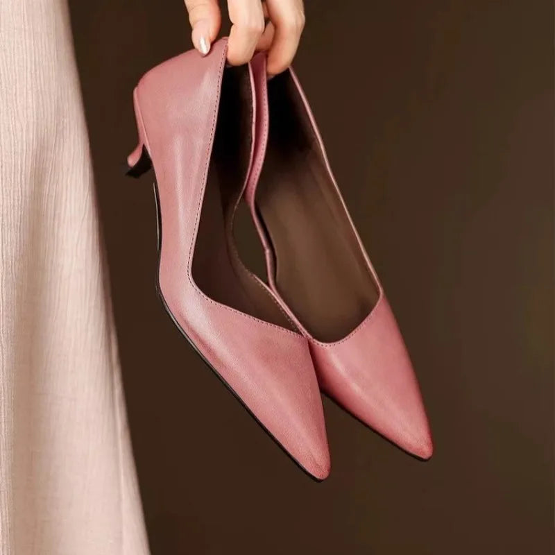French Pointed Toe Stiletto Pumps – Women's Work Heels