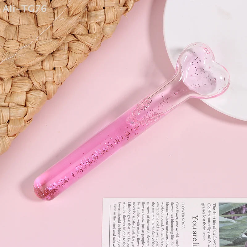 Heart Shape Ice Globe Face Roller & Cooling Eye Massager | XORITA
