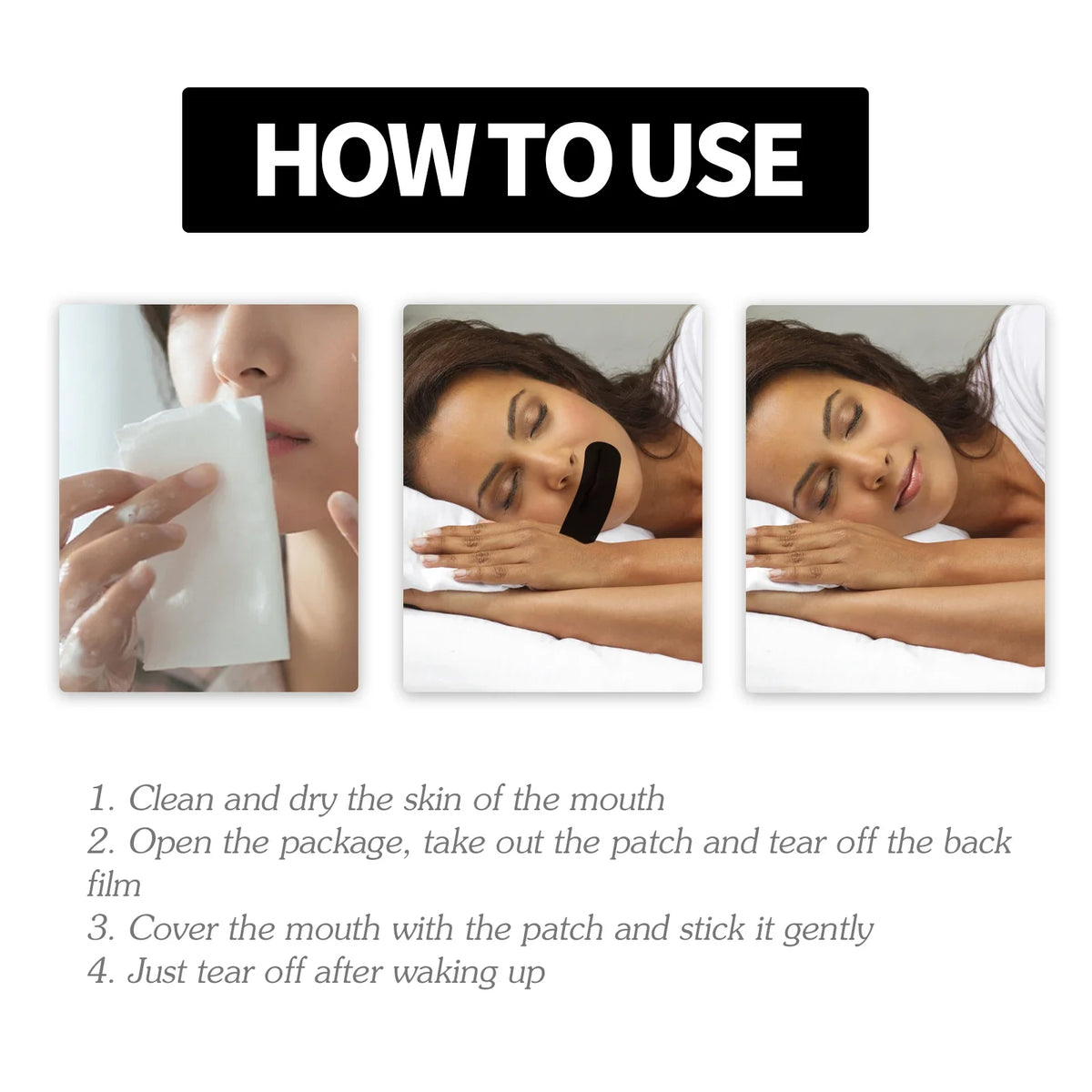Mouth Tape for Sleeping – Lavender Sleep Strips 30 Count