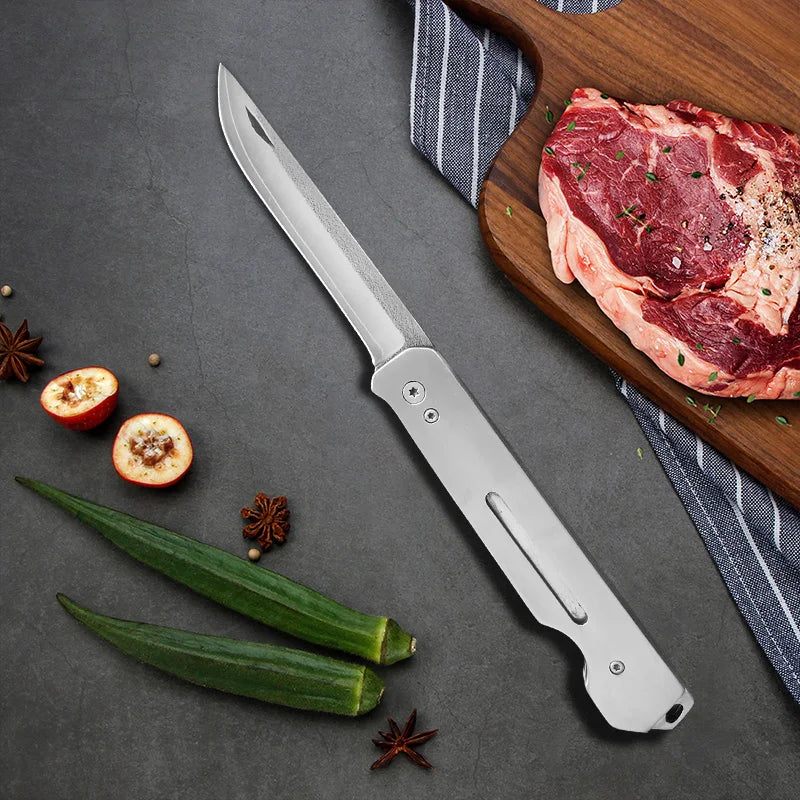 InLeung Folding Paring Knife – Stainless Steel Kitchen Utility