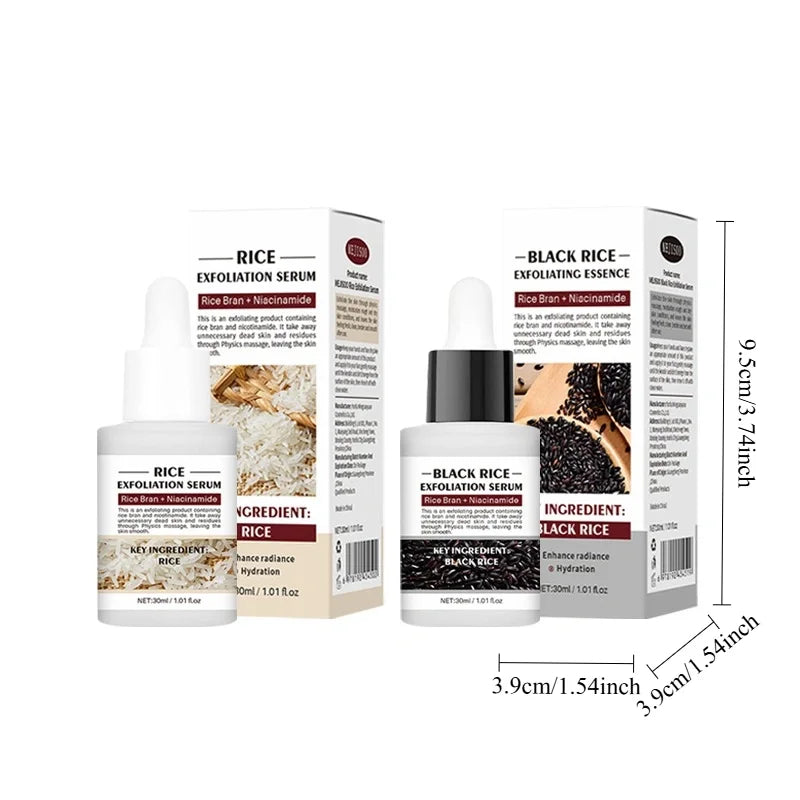 Black Rice 2-Piece Travel Skincare Set – Exfoliate & Cleanse